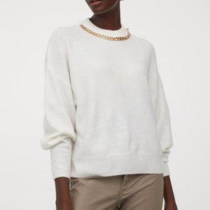 Chain-detail Sweater